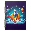 Suche nach rakete kleine notizbücher Planet