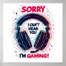 Suche nach kopfhörer poster Gaming