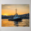 Suche nach schiffe im hafen poster Sommer