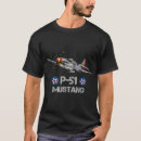Suche nach mustang p 51 tshirts Flugzeug