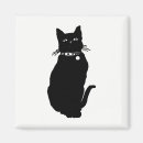 Suche nach katzen silhouette magnete Schwarz