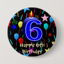 Suche nach 6 geburtstag buttons Jedes kind