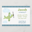 Suche nach grünes flugzeug einladungen Niedlich