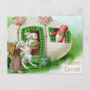 Suche nach vintager osterhase postkarten Easter