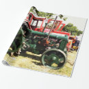Suche nach alter traktor geschenkpapier Vintag