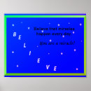 Suche nach glauben an wunder poster Jede person