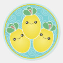 Suche nach kawaii früchte aufkleber Zitrone