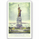 Suche nach freiheitsstatue aufkleber Vintag
