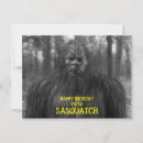 Suche nach sasquatch postkarten creature