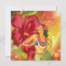 Suche nach hula girl einladungen Hibiskus