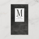 Suche nach schwarzes leder visitenkarten Monogramm