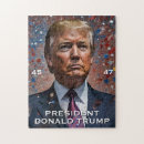 Suche nach donald trump puzzle Patriotisch