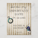 Suche nach alice im wunderland save the date Vintag