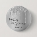 Suche nach silberne glitzern buttons Brautparty