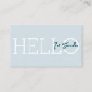 Suche nach hello visitenkarten Minimalistisch