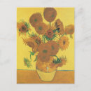 Suche nach fünfzehn postkarten Sonnenblumen