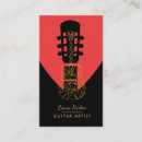 Suche nach rote gitarre visitenkarten Gitarrist