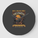 Suche nach halloween katze wanduhren Gruselige designs