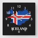 Suche nach island wanduhren Flagge
