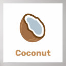 Suche nach kokosnüsse poster Weiß