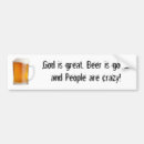 Suche nach bier mit mir autoaufkleber Gott