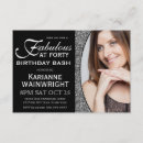 Suche nach classy 40th birthday einladungen Glitzer