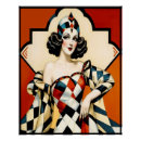 Suche nach harlequin poster Vintag