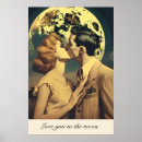 Suche nach liebe zum mond poster Für sie