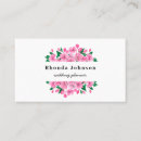 Suche nach rosa blumenstrauß visitenkarten Für sie