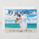 Suche nach postenhochzeits party einladungen Gerade verheiratet