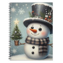 Suche nach schneemann kleine notizbücher Weihnachtsbaum