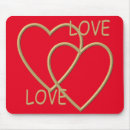 Suche nach zwei herzen mousepads Schwarz