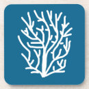 Suche nach koralle und weiß untersetzer Ozean