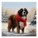 Suche nach saint bernard poster Weihnachtsgeschenk für hunde