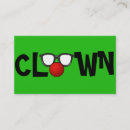 Suche nach clown visitenkarten Spaß