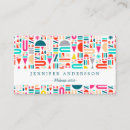 Suche nach geometrische formen visitenkarten Muster