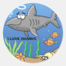 Suche nach haifisch cartoon aufkleber Spaß