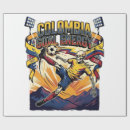 Suche nach kolumbien geschenkpapier Fußballdesign