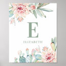 Suche nach mädchen kinderzimmer poster Monogramm