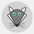 Suche nach grauer wolf aufkleber Cartoon