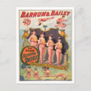 Suche nach vintage zirkus poster postkarten Werbung
