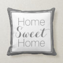Suche nach zuhause süße zuhause kissen Grau