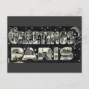 Suche nach grüße von paris postkarten Vintag