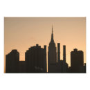 Suche nach skyline silhouette poster Wolkenkratzer