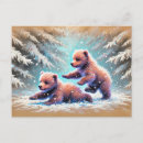 Suche nach bärenjunge postkarten Schnee