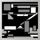 Suche nach schwarz weißes grau poster Abstrakt