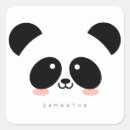 Suche nach schwarz weißer panda aufkleber Kawaii