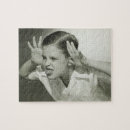 Suche nach weißes gesicht puzzle Schwarz und weiß