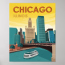Suche nach retro chicago poster Windige stadt