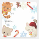 Suche nach weihnachtskatzen aufkleber Für kinder